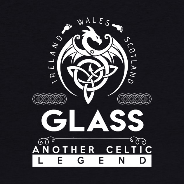 Glass Name T Shirt - Another Celtic Legend Glass Dragon Gift Item by harpermargy8920